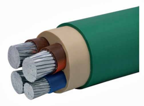 NA2XY: Aluminum cables, XLPE insulation